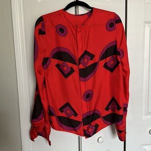 Marni Silk Long Sleeve Blouse - Size 42